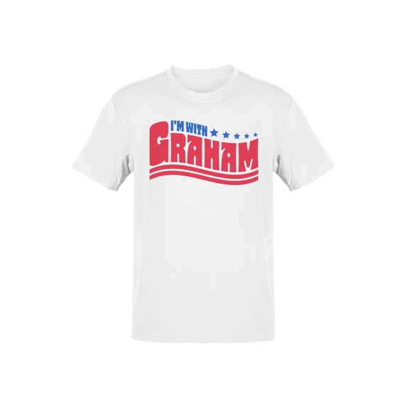 Supporting Graham Patriotic Design Men's T-shirt