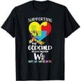 thumbnail image 1 of Supporting My Godchild Heart Puzzle Autism Awareness T-Shirt, 1 of 4