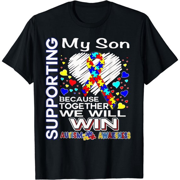 Supporting My Son - Autism Awareness shirt