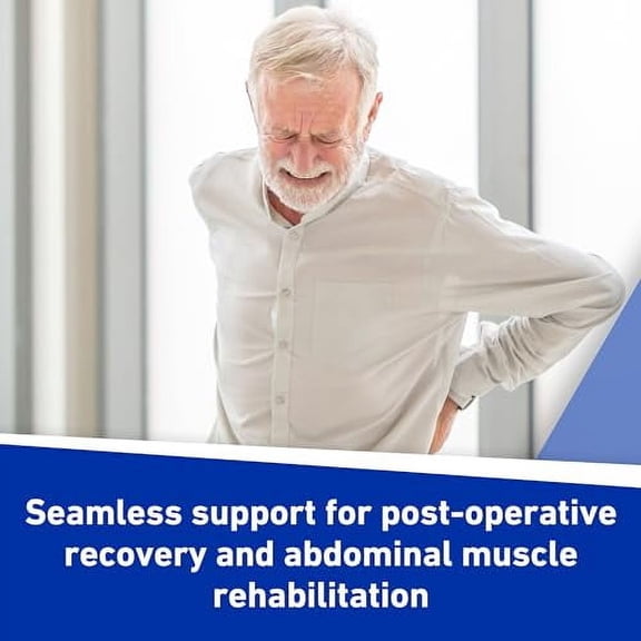 Supportive Abdominal Binder 2XLarge Fits 62" to 72"- Compare to Medichoice Abdominal Binders Used in Hospitals Nationwide