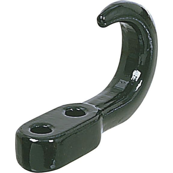 Supportive Black Tow Hook, 10,000-lb. Capacity, Fits All Trailer Bumper Mounting Kits