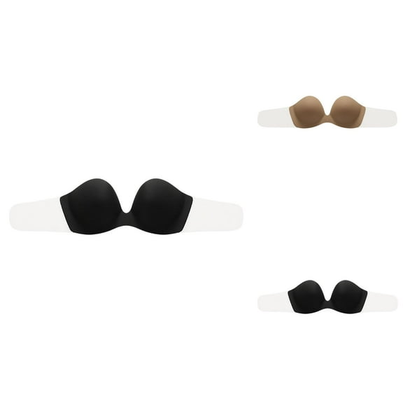 Supportive Bra With Side Deep Design For Strapless Comfort Seamless And Lightweight For Any Outfit Sostenes Para Mujer