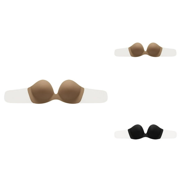 Supportive Bra With Side Deep Design For Strapless Comfort Seamless And Lightweight For Any Outfit T-Shirt Bra