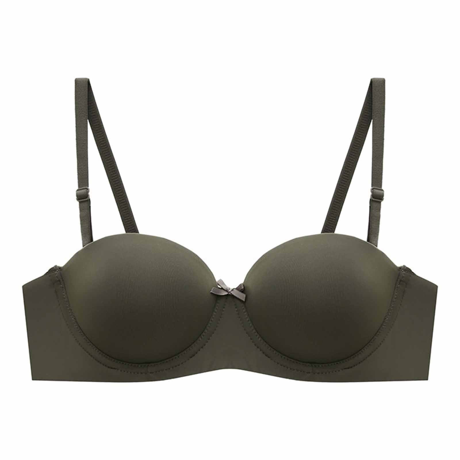 Supportive Bras for Women Hide Back Fat Smoothing Bra Scalloped Push Up Bras Constant