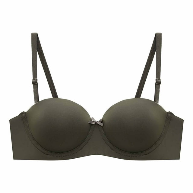 Supportive Bras for Women Hide Back Fat Smoothing Bra Scalloped Push Up Bras Constant