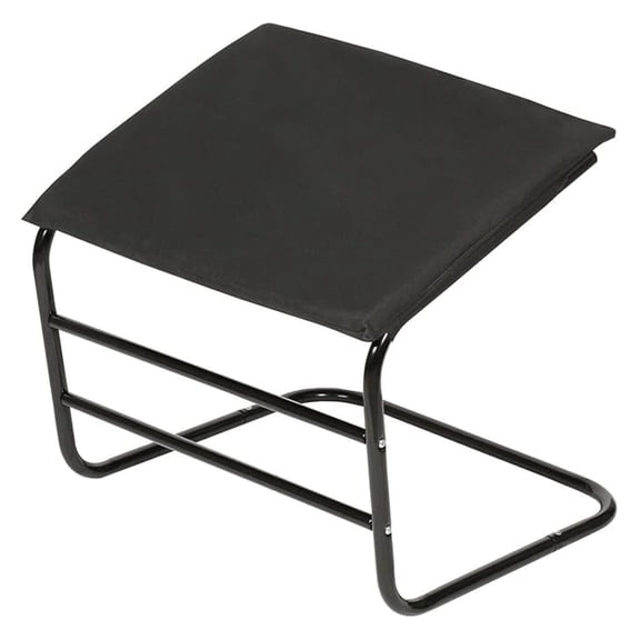 Supportive Leg Rest Reduce Swelling Pain Relaxation Improve Circulation Black Padded Foot Rest Ottoman