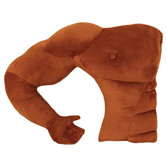 Supportive Muscles Man Pillow for Women Boyfriend's Arm Pillow Muscle Man Pillows with Soft and Cotton Filling for Neck and Shoulder Support,Cuddly Form Body Pillow,Funny Unique Gift