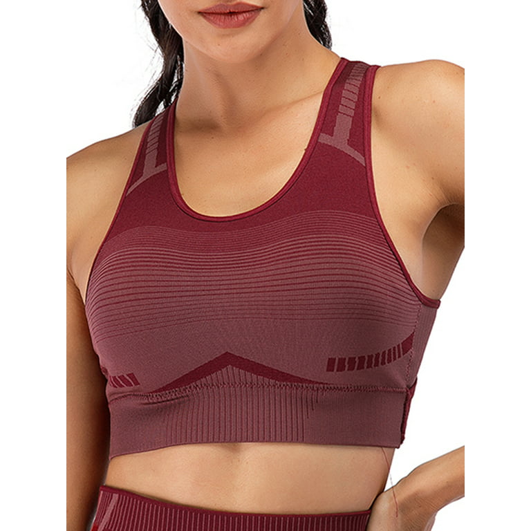 Buy SHAPERX Sports Bras for Women Workout Padded Sports Yoga Bra