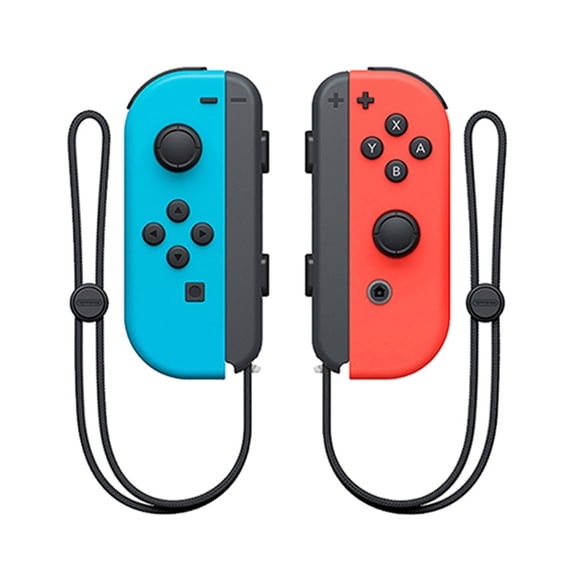 Supports NFC and Ring Fit Adventure Switch Wireless Controllers with Metal Hand Strap Replacement Wireless Gamepad Joy-con (Blue&Red)
