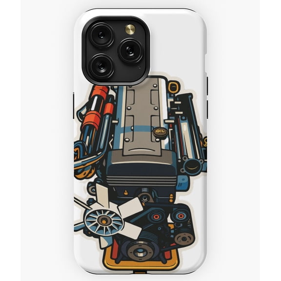 Supra 2JZ Engine on Stand M525 Phone Case for iPhone 17 16 15 14 13 12 11 Pro Max