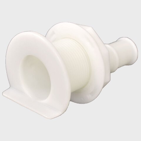 Supra Boat L-Head Thru Hull 104653 | 1 Inch Barbed Nylon