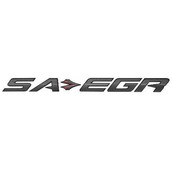 Supra Boat Raised Emblem Decal 33798-04 | SA EGR Gunmetal 28 1/4 Inch