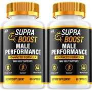 Supra Boost Capsules   SupraBoost Vitamin Complex Pills, Energy, 2 Pack, 120 Capsules