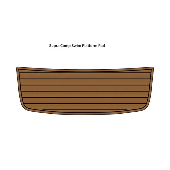 Supra Comp Swim Platform Step Pad Boat EVA Foam Faux Teak Deck Floor Mat