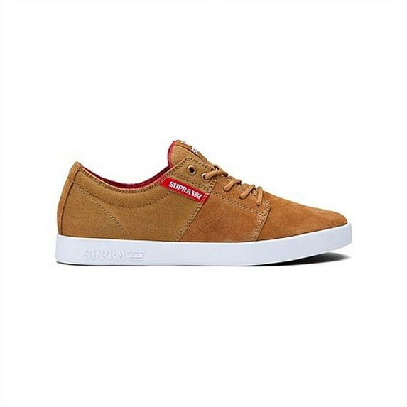 Supra Stacks II Skate Shoes Brown Red - 9