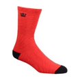thumbnail image 1 of Supra Zebra Crew Socks Red, 1 of 1