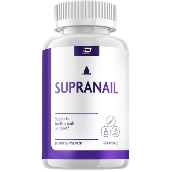 Supranail Capsules for Women and Men - Official Supra Nail Pills Formula for Nail Health Support, Maximum Strength with Vitamin C, Biotin, Zinc & Niacin, SupraNail Pills Reviews (60 Capsules)