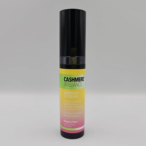 Supre Tan Cashmere Brillance Flawless Facial Luminous CC Cream Intensifier Tanning Lotion 1oz