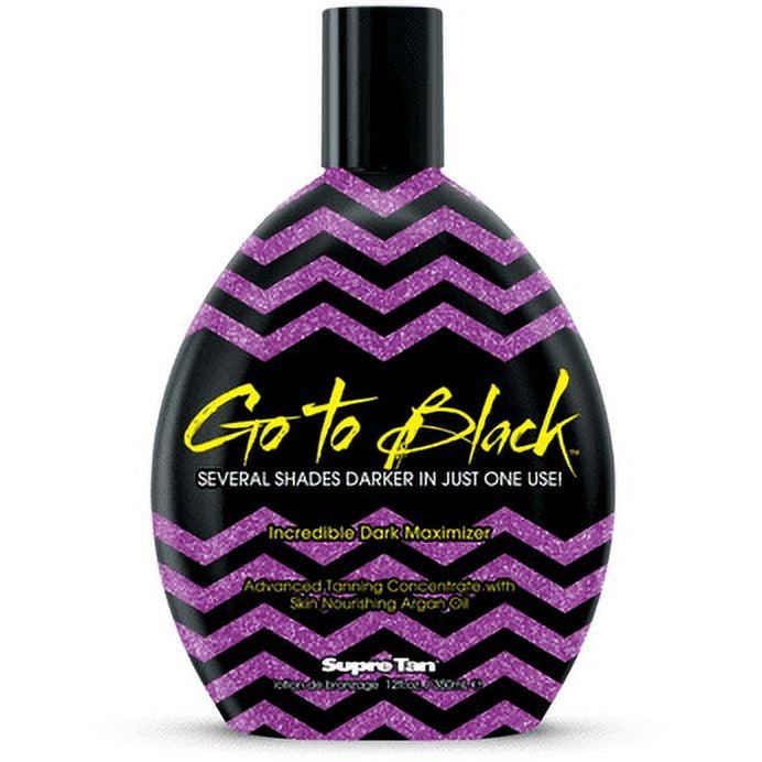 Supre Tan Go To Black Incredible Dark Maximizer 12oz.