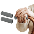 thumbnail image 1 of SupreGear Replacement Cane Grip, 1-inch Gray, 2-Pack for Offset Walking Canes, Mobility Accessory, 1 of 9