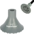 thumbnail image 1 of SupreGear 5/8 inch Cane Tip Replacement, Non-Slip Rubber Tips for Walking Canes, Gray, 1 of 8