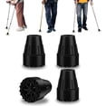 thumbnail image 1 of SupreGear Cane Tips 7/8 Inch Heavy Duty Rubber Anti-Slip Stability Grip 4 Pack, 1 of 8
