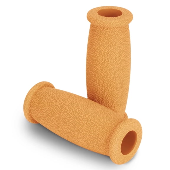 SupreGear Crutch Handle Grip Covers, Soft Rubber Replacement Pads, Yellow, 2-Pack, 3.9 x 1.5 in