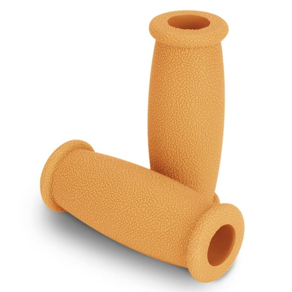 SupreGear Comfort Grip Crutch Handle Pads - Soft Rubber Replacement, Yellow, 3.9"x1.5", 2-Pack