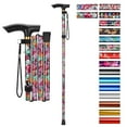 thumbnail image 1 of SupreGear Folding Cane, 5-Level Lightweight Collapsible Adjustable Height Walking Stick for Seniors and Adults, 1 of 6