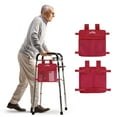 thumbnail image 1 of SupreGear Walker Side Bag, Water-Resistant Pouch, Hand-Free Storage for Folding Walkers, Seniors, Red, 1 of 7