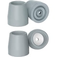 thumbnail image 1 of SupreGear Rubber Walker Replacement Tips, 1 in Non-Slip Leg Caps for Walkers and Frames Floor Protection, 4 Pack, Gray, 1 of 8