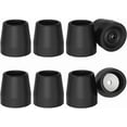thumbnail image 1 of SupreGear 1-1/8" Walker Tips, Heavy-Duty Rubber Replacement for Walkers/Commodes, Black, 8-Pack, 1 of 8