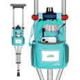 thumbnail image 1 of SupreGear Water-Resistant Mobility Crutch Bag, 1-Pack Organizer with Cup Holder and Multiple Pockets,Cyan, 1 of 9