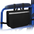 thumbnail image 1 of SupreGear Black Waterproof Storage Organizer Bag for Rollator Walkers, Knee Scooters & Mobility Aids, 1 of 8