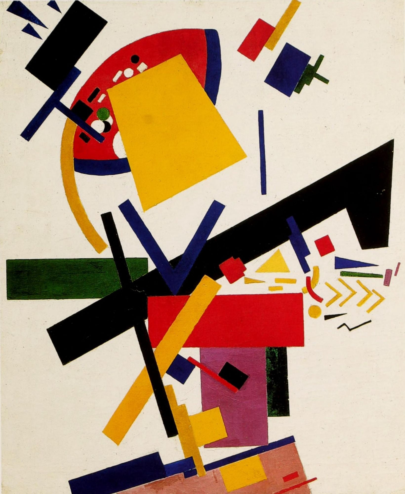 Suprematism 1915 Canvas Art - Kazimir Malevich (18 x 24)
