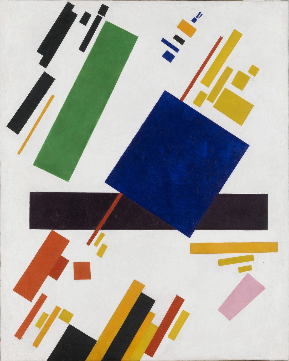 Suprematist Composition Canvas Art - Kazimir Malevich (24 x 36)