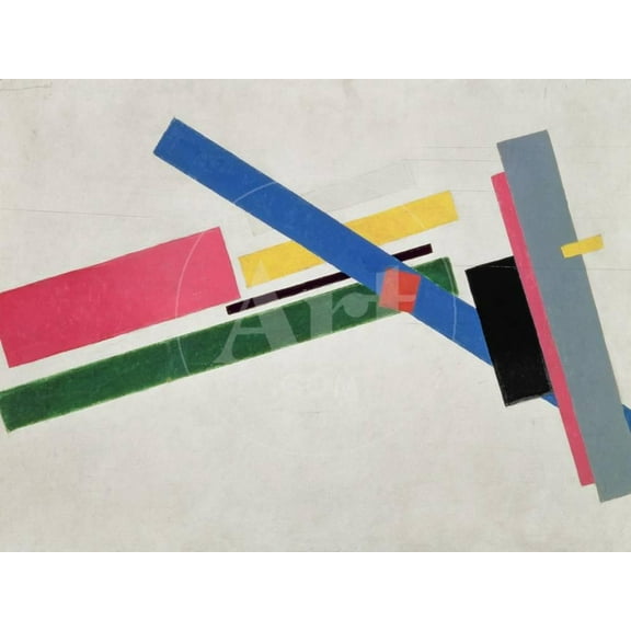 Suprematist Construction, Abstract Unframed Giclee Print Wall Art by Kasimir Malevich Sold by ArtCom
