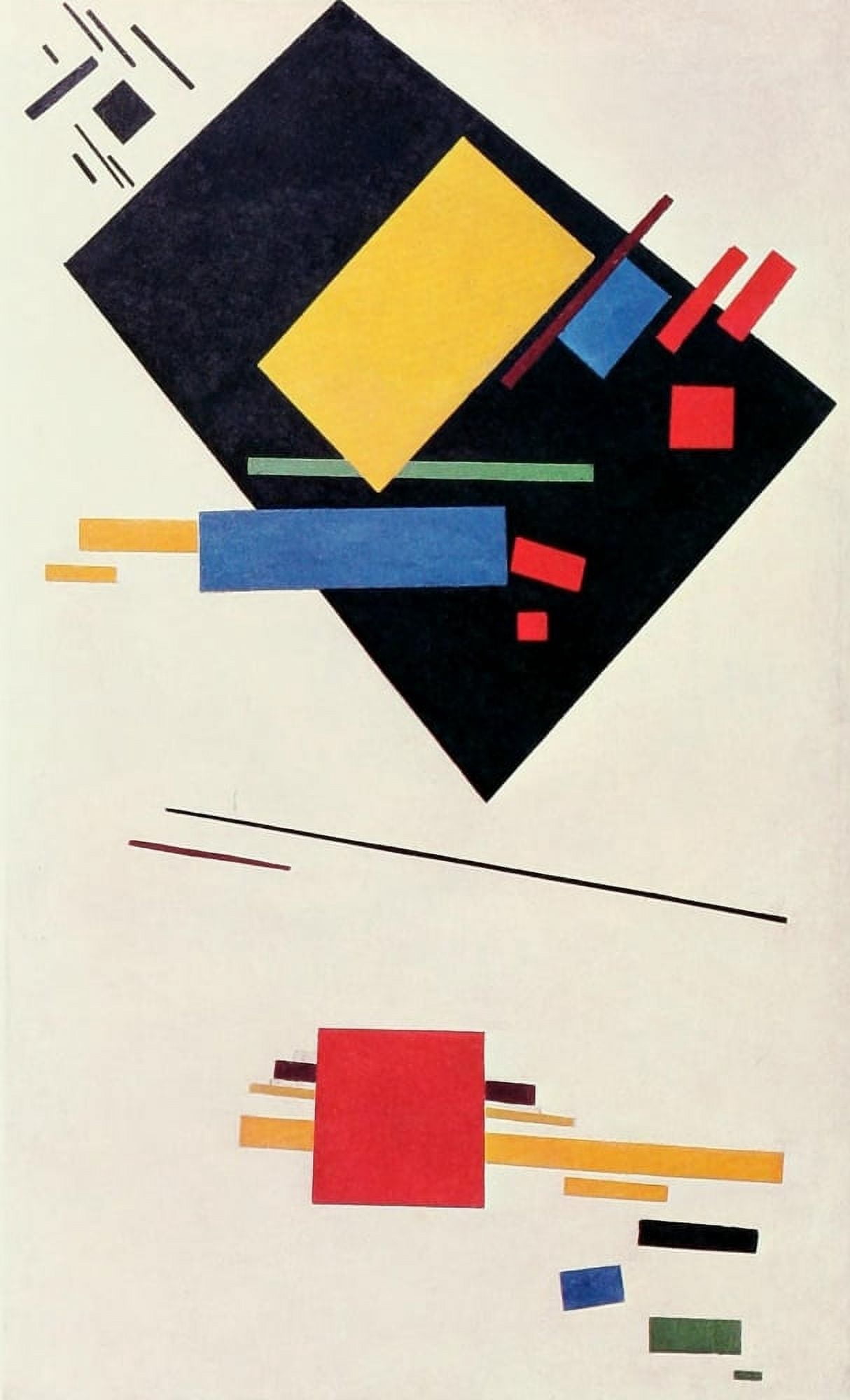 Suprematist Painting 1915 Canvas Art - Kazimir Malevich (18 x 24)