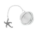 thumbnail image 1 of Supreme 18/8 Stainless Steel 2 Inch Mesh Tea Ball Infuser/Tea Interval Diffuser/Tea Strainer Infuser with Zinc Alloy Starfish Charm for Tea and Everyday Use, 1 of 3