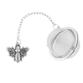thumbnail image 1 of Supreme 18/8 Stainless Steel 2 Inch Mesh Tea Ball Infuser/Tea Interval Diffuser/Tea Strainer with Zinc Alloy Bee Charm for Tea and Everyday Use, 1 of 3