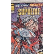 Supreme #23 with card VF ; Image Comic Book