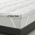 Supreme 4" Inch Mattress Topper for Ultimate ComfortHotel Luxury