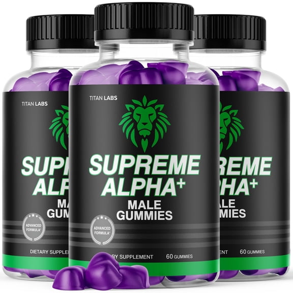 Supreme Alpha ACV Gummies Advanced Formula Vitamin Supplement SupremeAlpha 180 Gummies