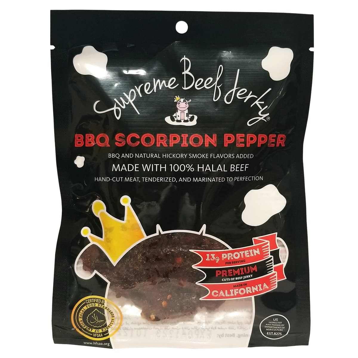 Supreme Beef Jerky, Halal Beef Jerky, Handcrafted Gourmet Meat Snacks