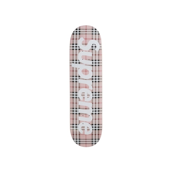 Supreme Burberry Skateboard Deck, from StockX