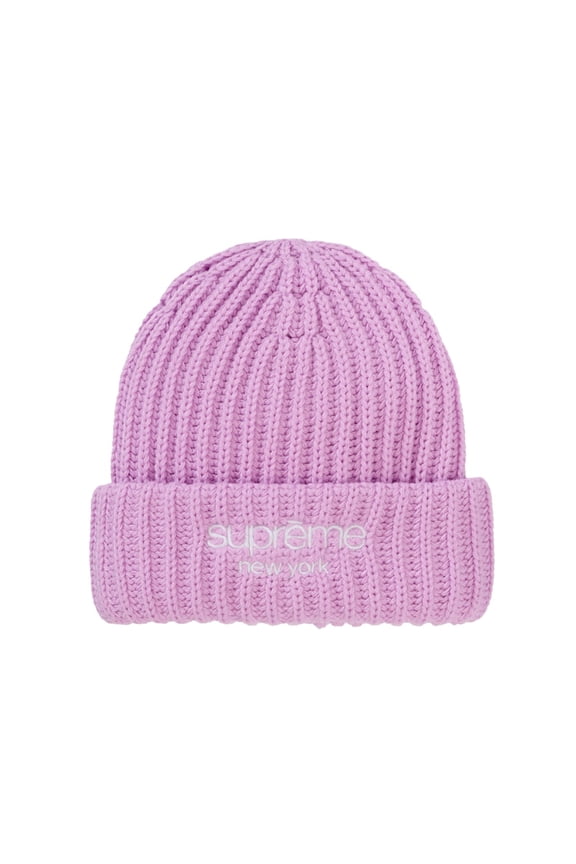 Chunky Rib Classic Logo Beanie, from StockX