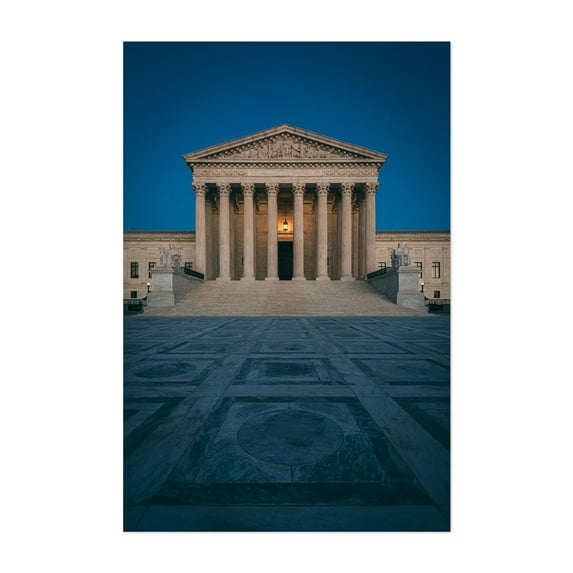 Supreme Court 03 - Washington District of Columbia Photography Unframed Wall Art Print 20 x 30 inches