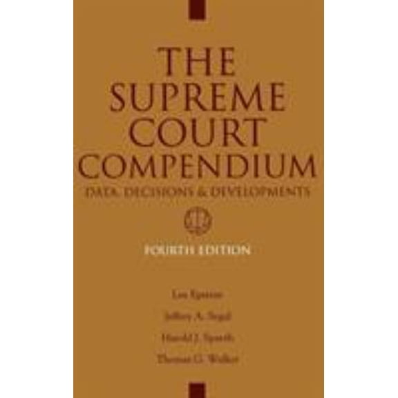 Pre-Owned Supreme Court Compendium (Hardcover) 0872893502 9780872893504