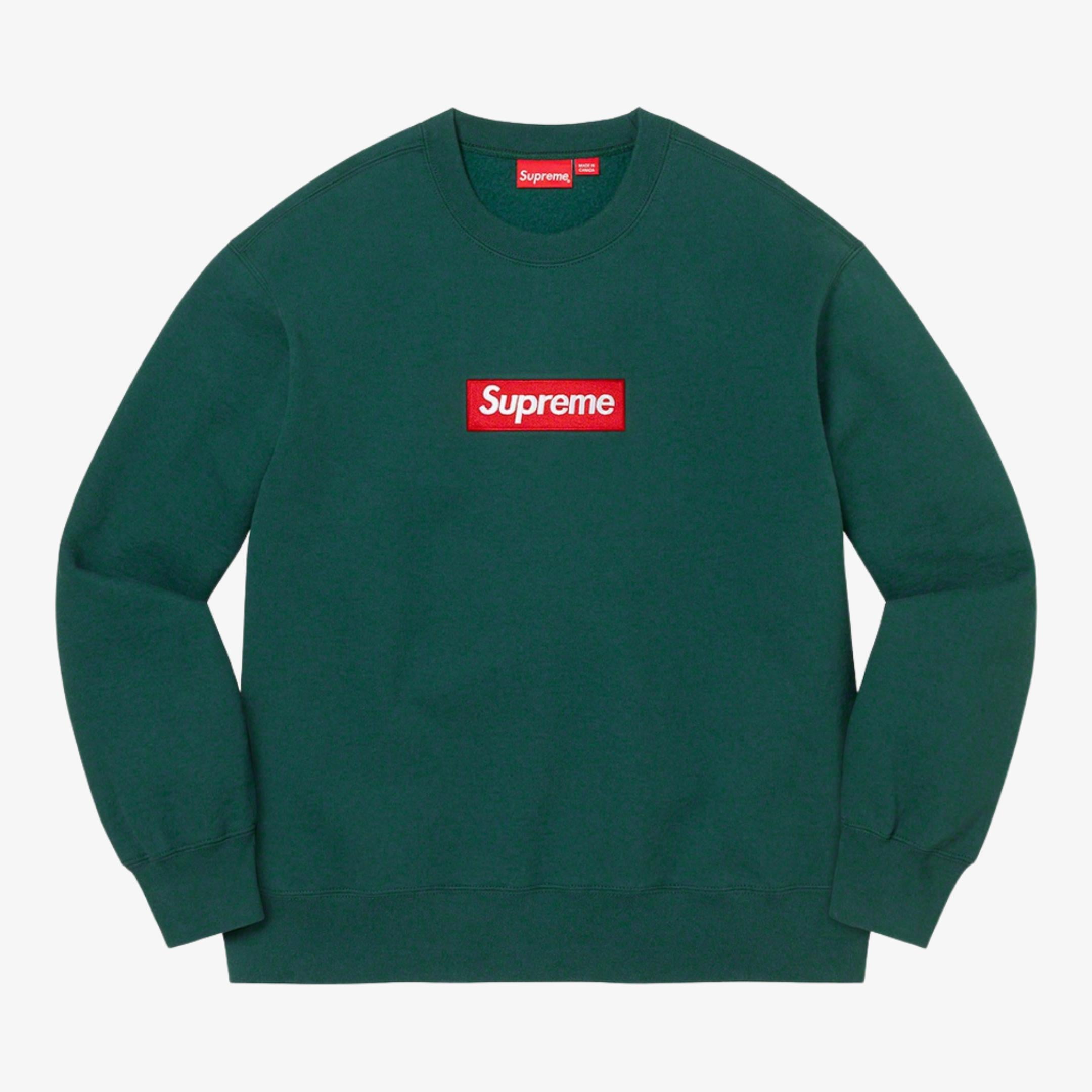 Supreme Crewneck 'Box Logo' Dark Pine (FW22) - Walmart.com