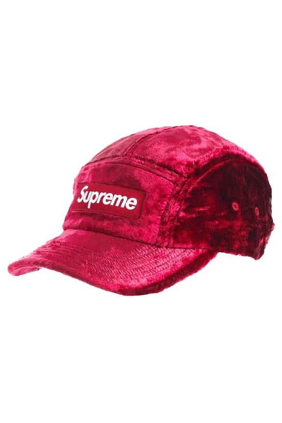 Crushed Velvet Camp Cap, from StockX